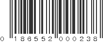 UPC 186552000238