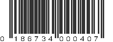 UPC 186734000407