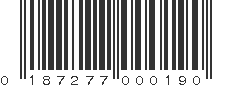 UPC 187277000190