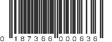 UPC 187366000636
