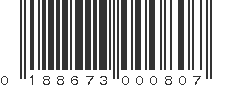 UPC 188673000807