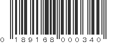 UPC 189168000340