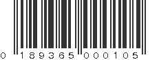 UPC 189365000105