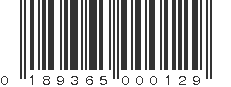 UPC 189365000129