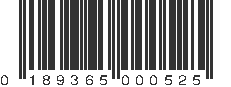 UPC 189365000525