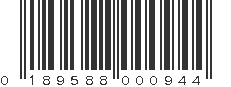 UPC 189588000944