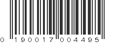 UPC 190017004495