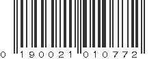 UPC 190021010772