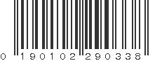 UPC 190102290338