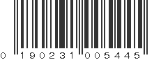 UPC 190231005445