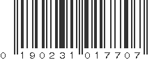 UPC 190231017707