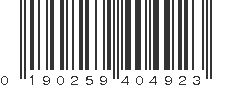 UPC 190259404923