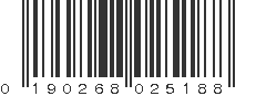 UPC 190268025188