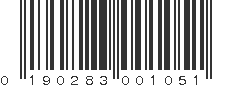 UPC 190283001051