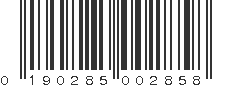 UPC 190285002858