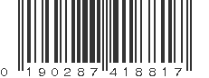 UPC 190287418817