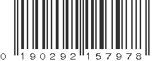 UPC 190292157978