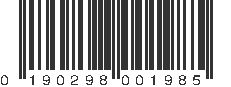 UPC 190298001985