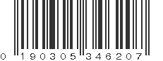 UPC 190305346207