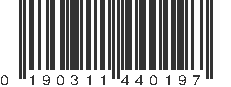 UPC 190311440197