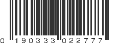 UPC 190333022777