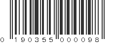 UPC 190355000098