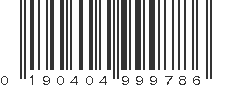 UPC 190404999786