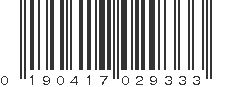 UPC 190417029333