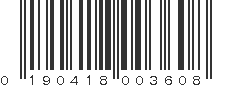 UPC 190418003608