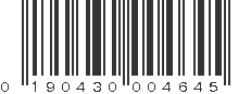 UPC 190430004645