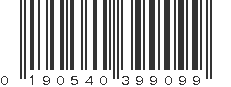 UPC 190540399099