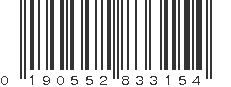 UPC 190552833154