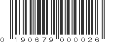 UPC 190679000026