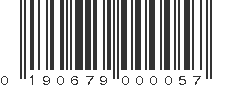 UPC 190679000057