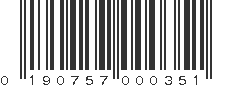 UPC 190757000351