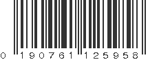 UPC 190761125958