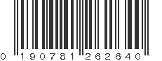 UPC 190781262640