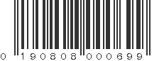 UPC 190808000699