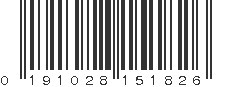 UPC 191028151826