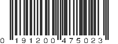 UPC 191200475023