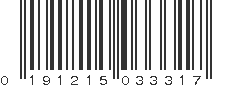 UPC 191215033317