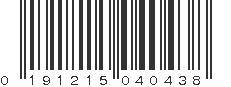 UPC 191215040438