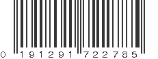 UPC 191291722785