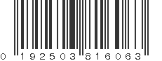 UPC 192503816063