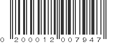 UPC 200012007947