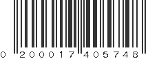 UPC 200017405748