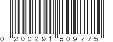 UPC 200291809775