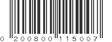 UPC 200800115007