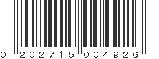 UPC 202715004926