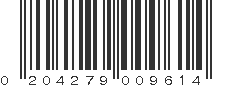 UPC 204279009614
